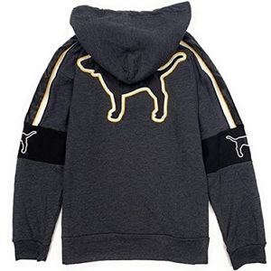 VS PINK Sherpa Lined Campus Tunic Pullover Size S